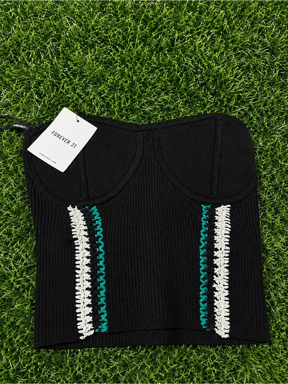FOREVER 21 Black & White Tank Top NWT